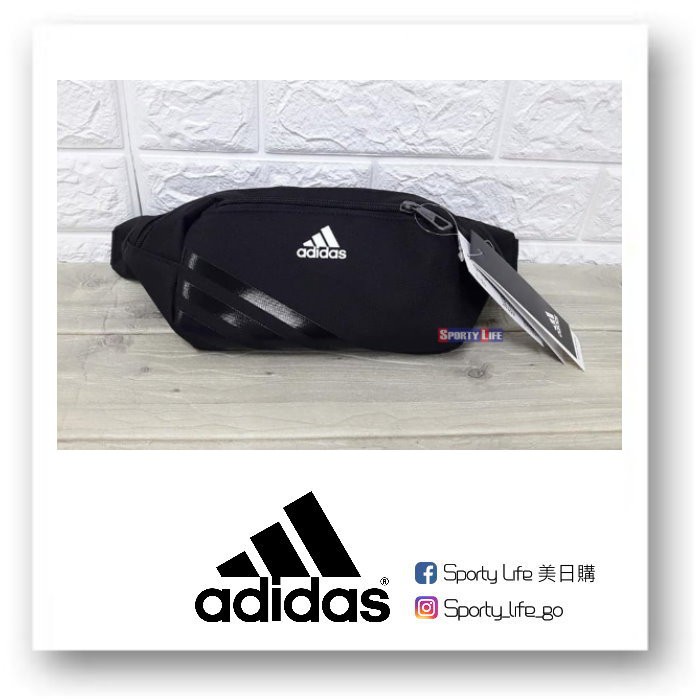 【SL美日購】ADIDAS EC Waist Back Bag 黑色 腰包 背包 三線 愛迪達腰包 AJ4230