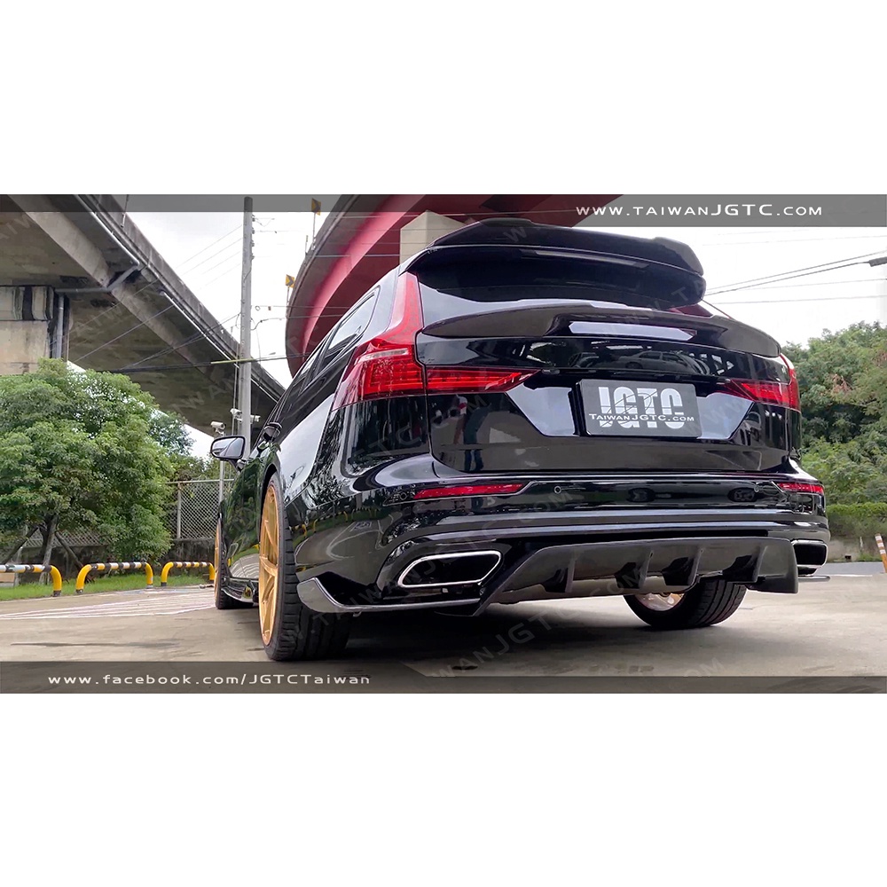 TAIWANJGTC VOLVO NEW XC60 S60 V60 空力套件 碳纖維 後下 前下 後中 尾翼 側裙