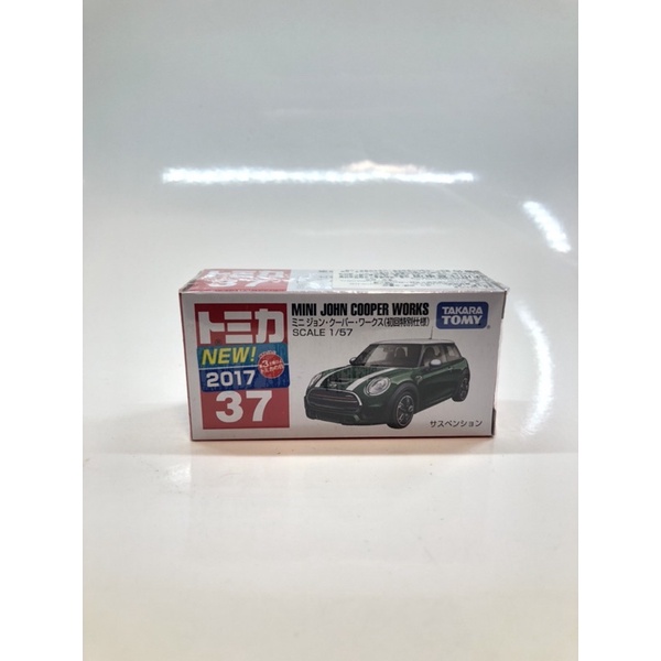 Tomica 37 初回新貼 Mini John cooper works