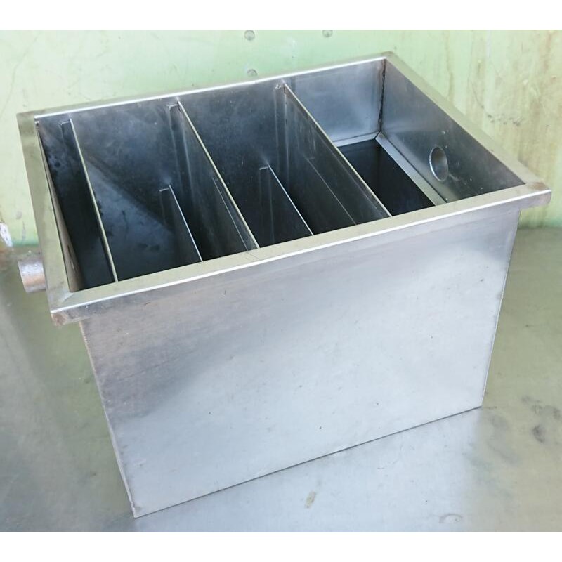簡便宜 二手不鏽鋼304 截油槽油水分離槽菜渣分離槽油脂截留器餐飲設備 蝦皮購物