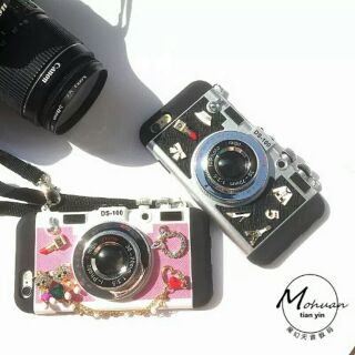 ↪現貨↩🍎蘋果iPhone6s 復古相機手機殼手機套保護殼/軟殼 水鑽小熊款 鑲鑽保護殼 送禮自用