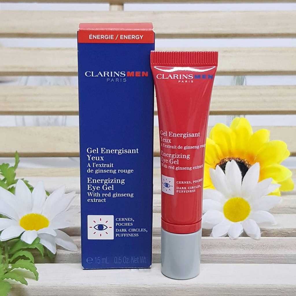 預購⚡ CLARINS 超能量紅蔘醒眼精華 Men Energizing Eye Gel 15ml 眼部精華 克蘭詩