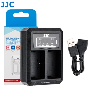 JJC LP-E6電池充電器 佳能相機 R7 R6 R5 90D 80D 70D 60D 7D 6D 5D IV III