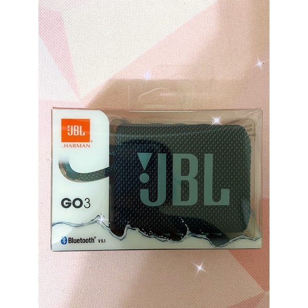 JBL GO3 無線藍芽音響 重低音 藍色 附保證書