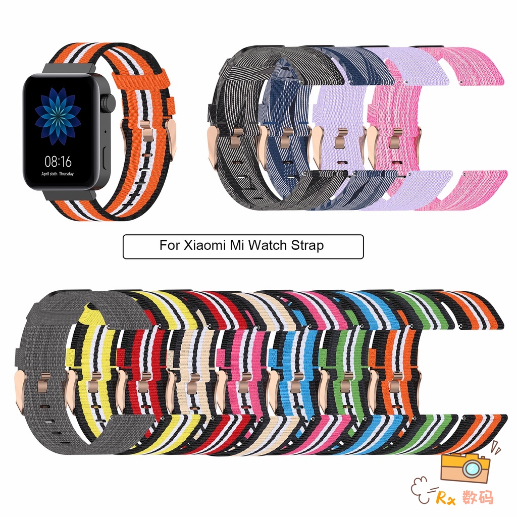 RX數配中心小米 MI Smartwatch 替換的尼龍錶帶, 適用於小米 XMWT01 手錶的腕帶配件