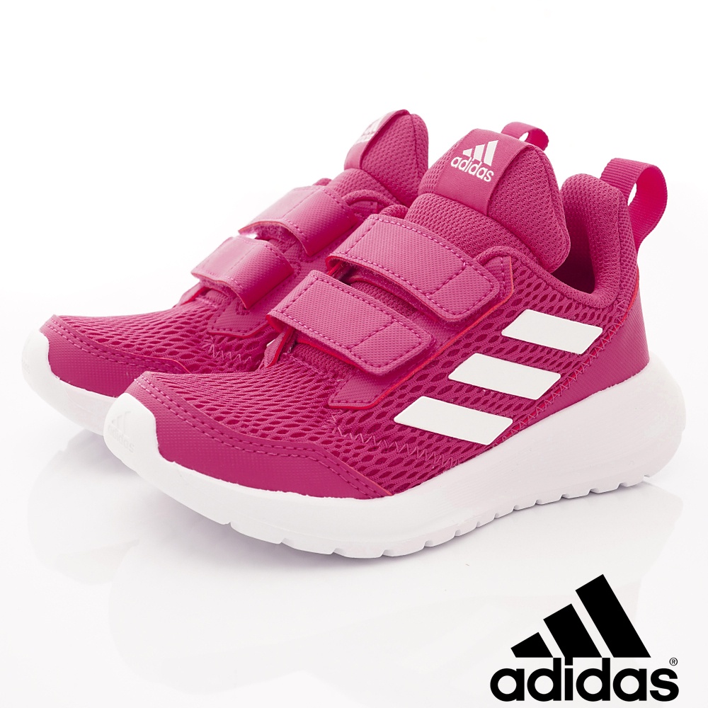 adidas><愛迪達雙絆帶魔鬼氈運動鞋6895/粉(中小童段)20cm(零碼)