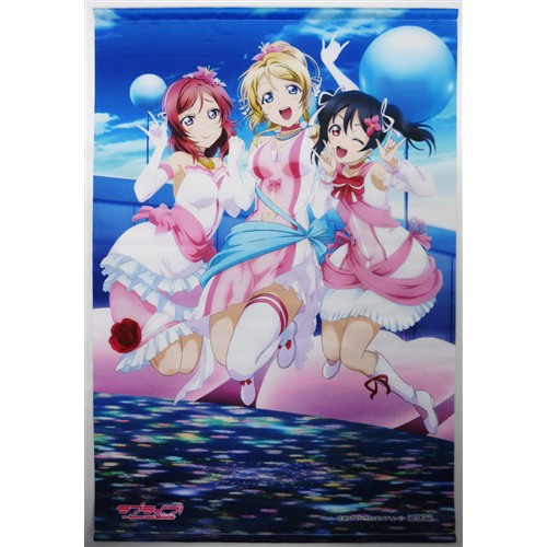 Lovelive 學園偶像計畫劇場版b2 掛軸bibi 絢瀨繪里 西木野真姬 矢澤妮可l 蝦皮購物
