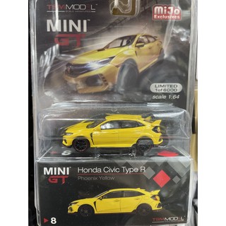 《模王》 1/64Mini GT模型合金車#8 Honda Civic type R