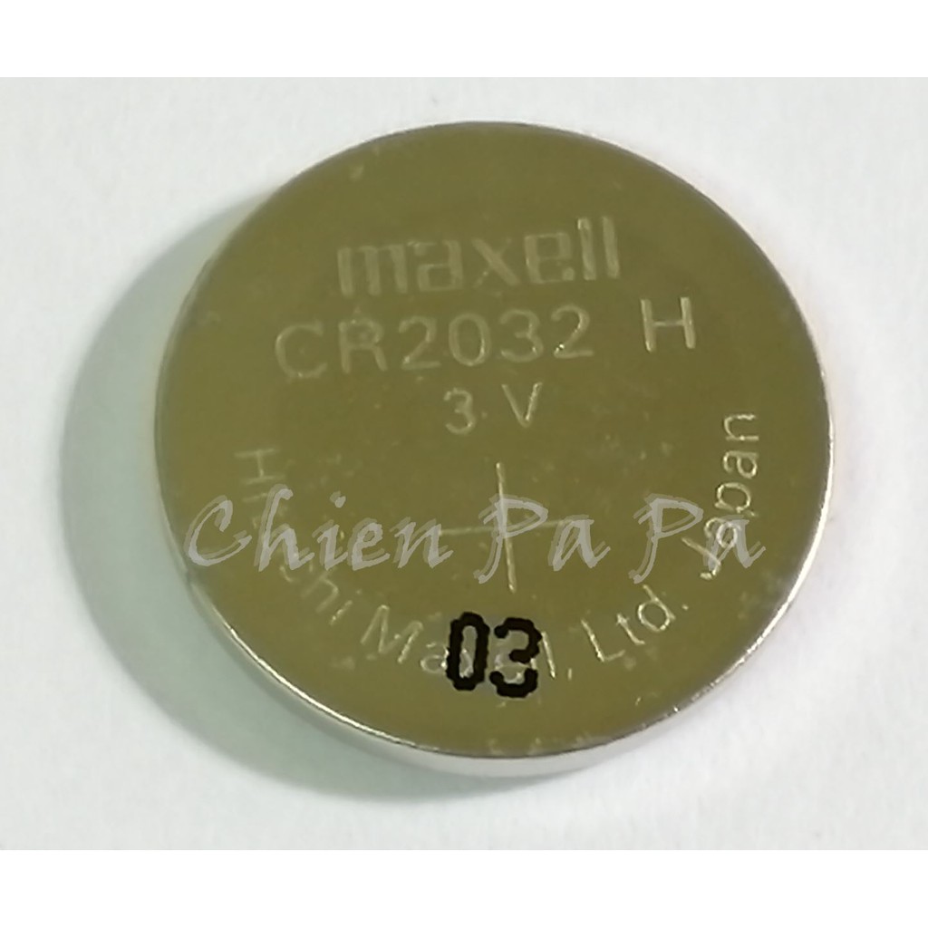 Chien_ Maxell CR2032 紐扣 水銀 電池 3V 電腦主機板 體重計 防盜器 電子秤 遙控器 散裝電池