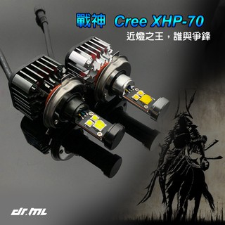 近燈之王戰神LED大燈 駒典科技 頂級爆亮CREE H4 勁戰四代 JETS many racingS 新名流 GP