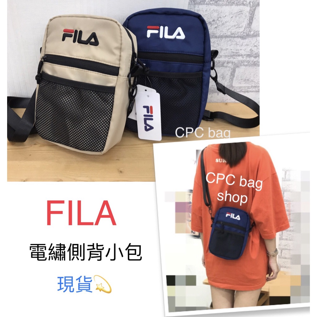 (現貨) FILA 側背包 尼龍側背包 包包  斜背包 小方包 FILA包包 男生包包 女生包包(原廠公司貨-正品)