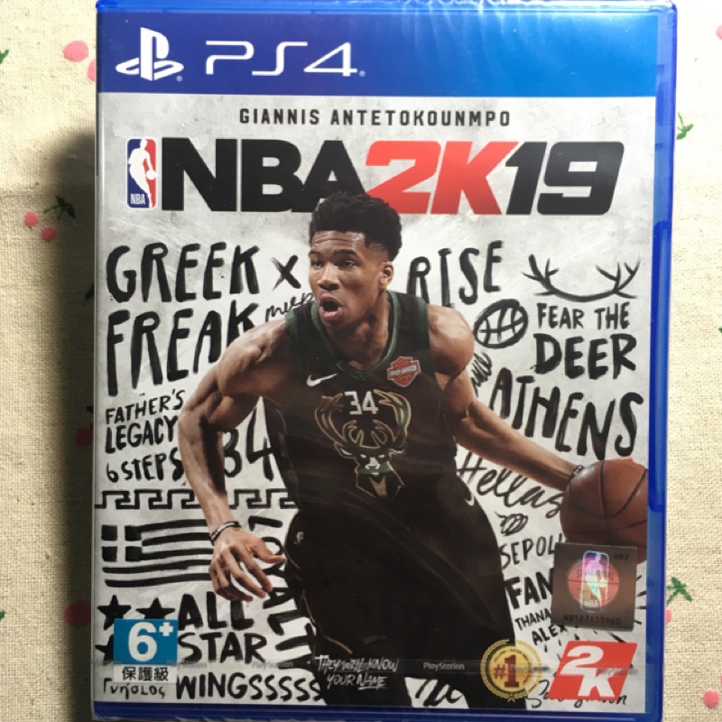 【阿杰收藏】NBA 2K19 中文版【全新未拆】全新遊戲實體光碟 籃球