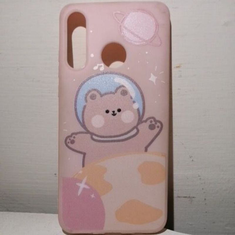 二手粉色小熊太空人手機保護殼—華為Huawei Nova4e