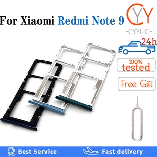 XIAOMI 全新高品質適用於小米 Redmi Note 9 / Note9 SIM 卡託盤插槽支架支架讀卡器更換零件