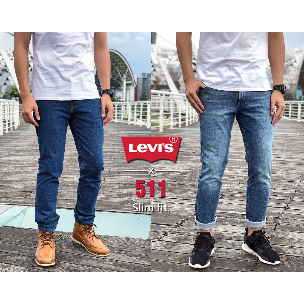 B146 LEVI'S 511 暗い藍色 ジーンズ W32L30