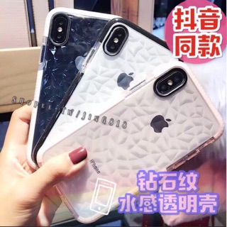 手機殼3個$100🍎超防摔❗️水晶鑽石紋/大理石 手機殼 現貨 透明殼 手機套 防摔殼 保護殼 iphone Apple