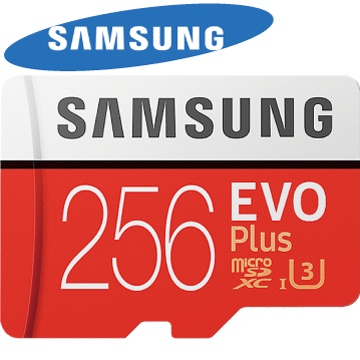 Samsung microSDXC 256G EVO PLUS U3 記憶卡(展碁代理-公司貨)