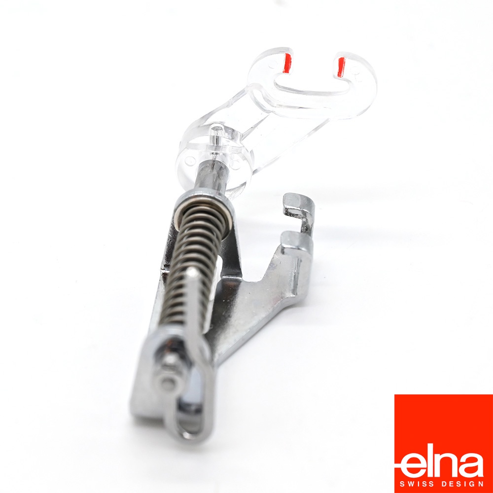 瑞士 elna 縫紉機壓布腳 前開式自由曲線壓布腳