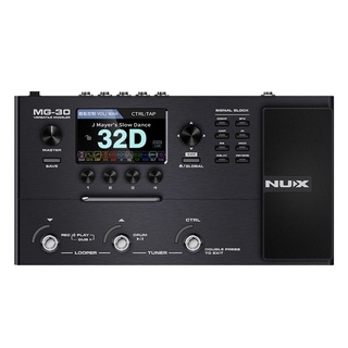 【陸比音樂．實體店】NUX MG-30 吉他綜合效果器 贈原廠變壓器 內建IR Loop 節奏鼓機