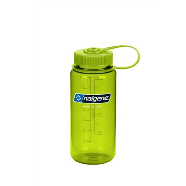 美國 Nalgene 寬口水壺 500cc-春綠色