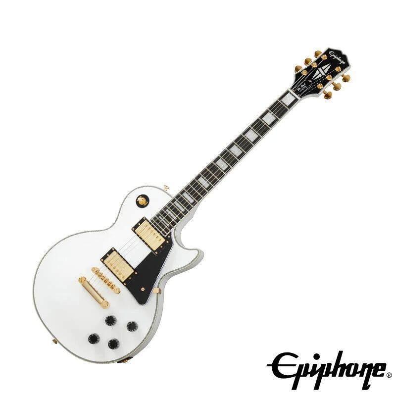【又昇樂器】無息分期 Epiphone Les Paul Custom Alpine White 電吉他