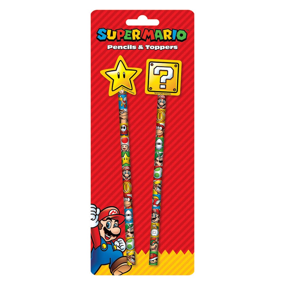 瑪利歐 Super Mario 2入造型鉛筆組