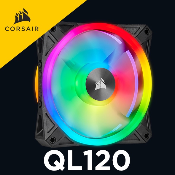 海盜船 CORSAIR QL120 RGB 120mm PWM風扇 官方授權旗艦店