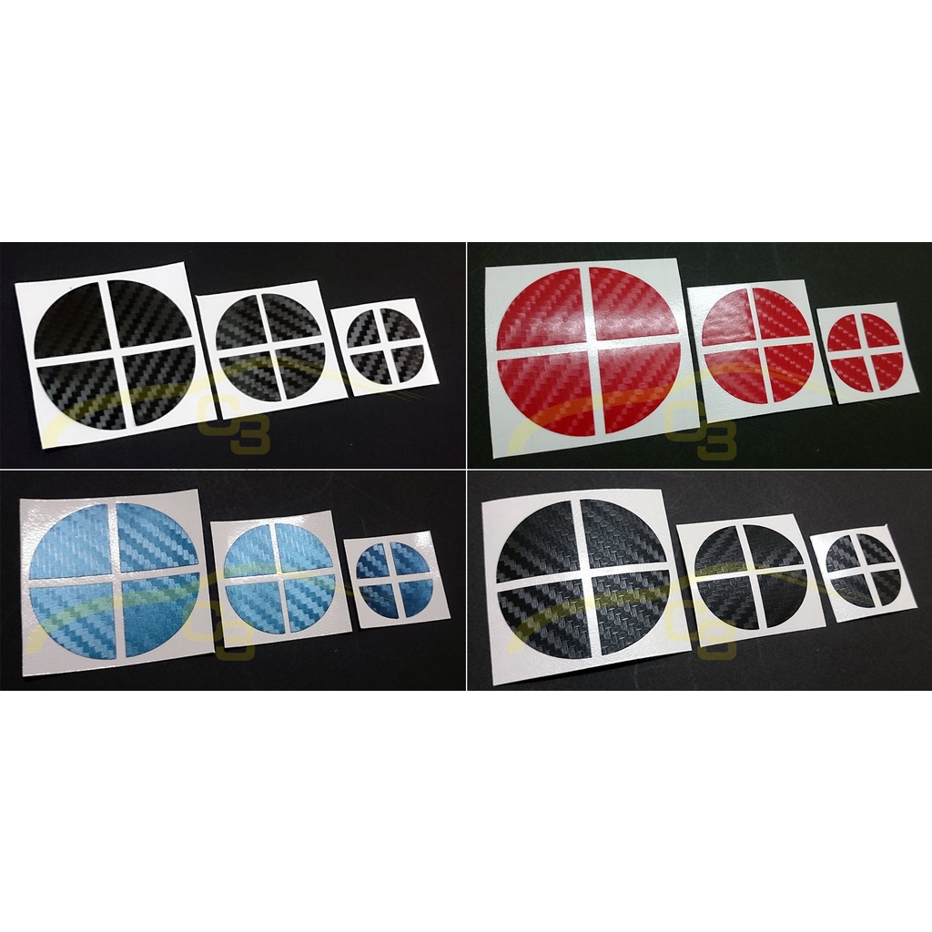 【C3車體彩繪工作室】寶馬 BMW Logo 改色貼片 E46 方向盤 引擎蓋 後行李箱 貼紙 改裝車貼 內飾貼 改色貼