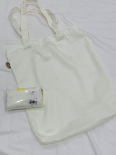 泰國🇹🇭NARAYA 曼谷包 白色單肩背購物袋 環保♻️袋