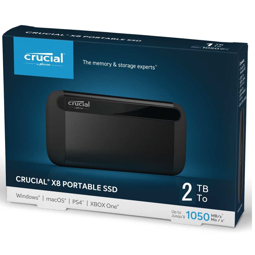 美光 Micron Crucial X8 2TB 外接式 Portable SSD 2T 蝦皮直送 現貨