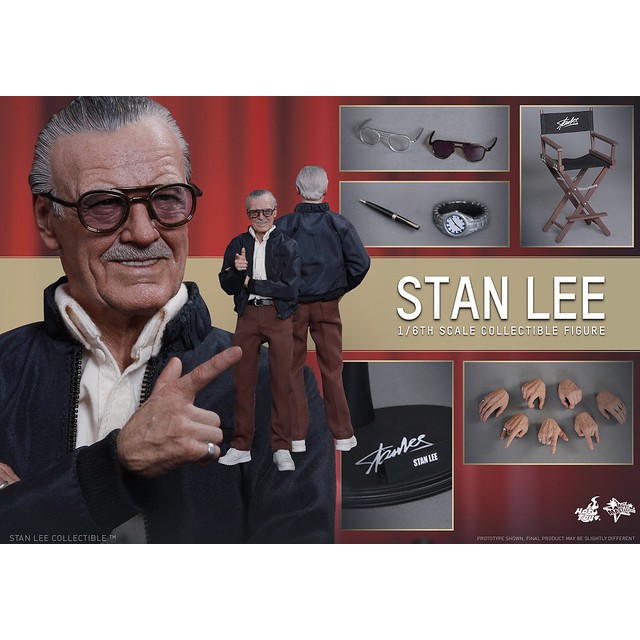 野獸國 Hot Toys – MMS327 –《 史丹李 漫威 MARVEL 之父 Stan Lee 》非 MMS545