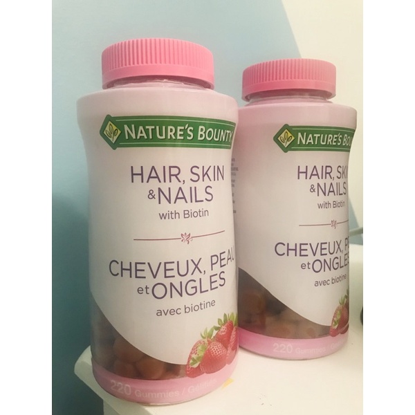 Nature’s Bounty 生物素220顆Hair, Skin&amp;Nails with Biotin