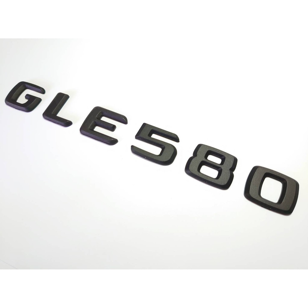 圓夢工廠 BENZ 賓士 GLE W167 C167 GLE580 2019~on 尾門 消光黑 字貼字標標誌 同原廠款