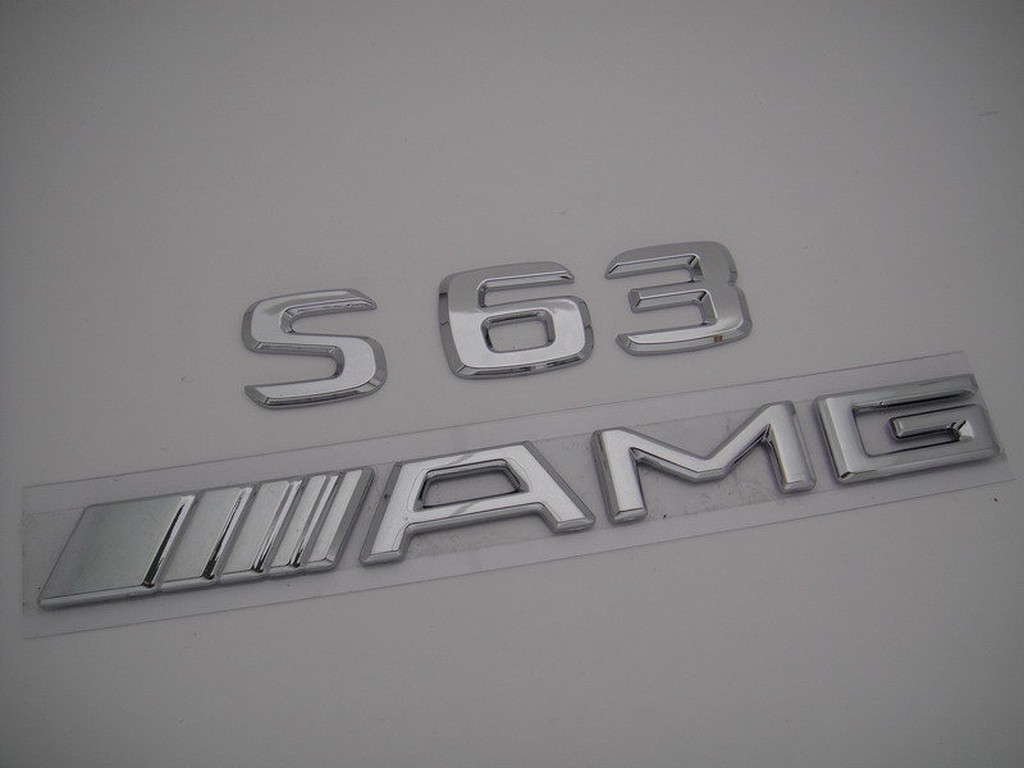 新款 高度25mm Benz 賓士 奔馳 S Class W221 AMG  S63 S 63  後車箱蓋 字體 字標