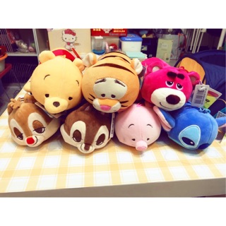 迪士尼 Disney 史迪奇 史蒂奇 奇奇蒂蒂 小熊維尼 小豬 pooh 趴睡系列 慵懶系列 娃娃 玩偶 布偶 絨毛娃娃
