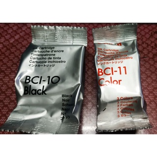 Canon BCI-10原廠黑色裸裝墨水匣（BCI-11彩色墨水匣120元，兩個黑色兩百，BCI11黑+彩色200元）