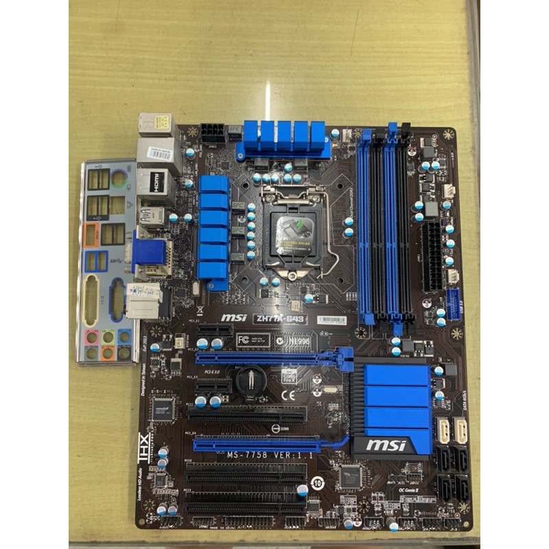 故障品 MSI ZH77A-G43/1155 不退不換