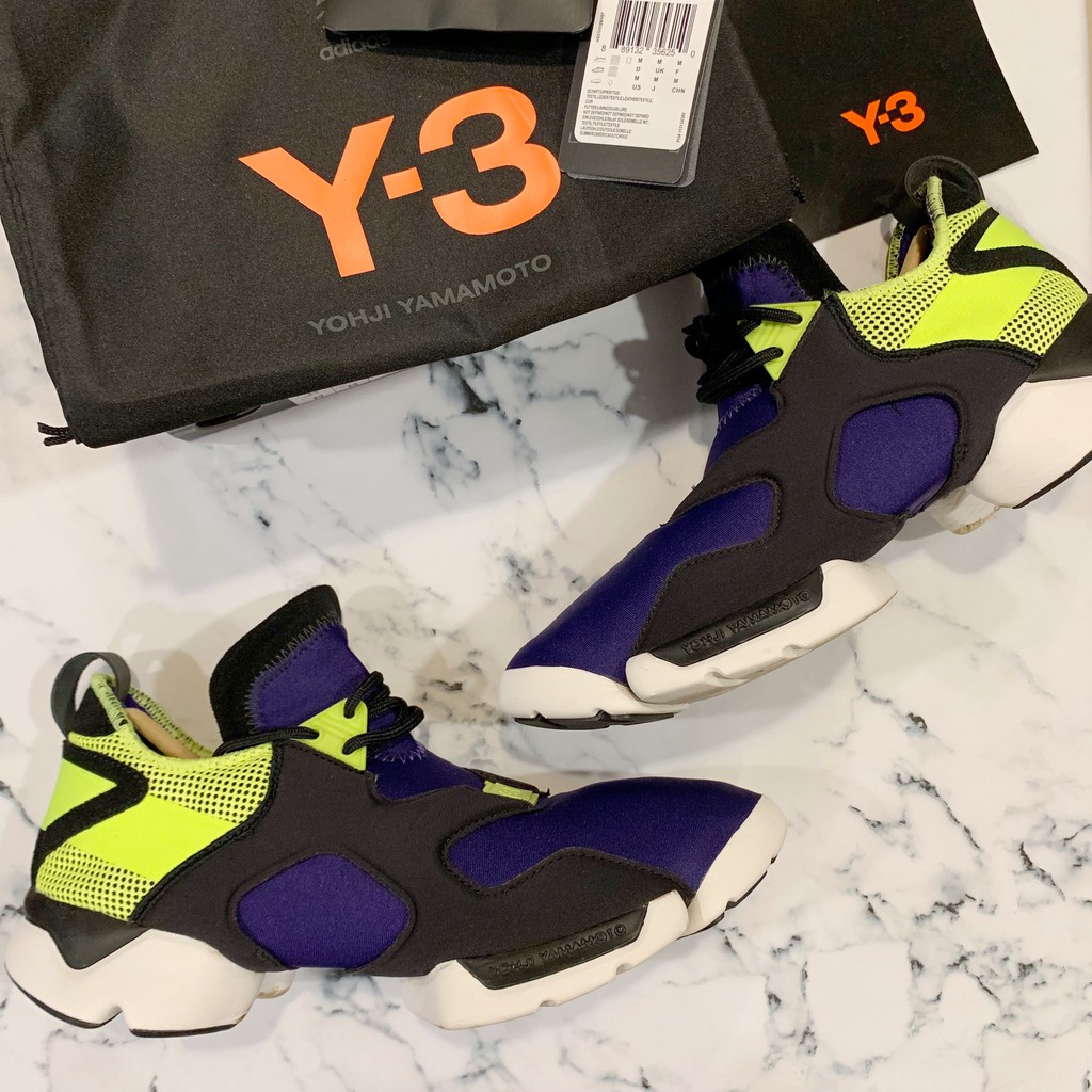 珍藏釋出 M號 Adidas Y-3 KOHNA 黑紫綠 武士 山本耀司 忍者鞋 極新美品 黑白 黑紅 Y3 Pump