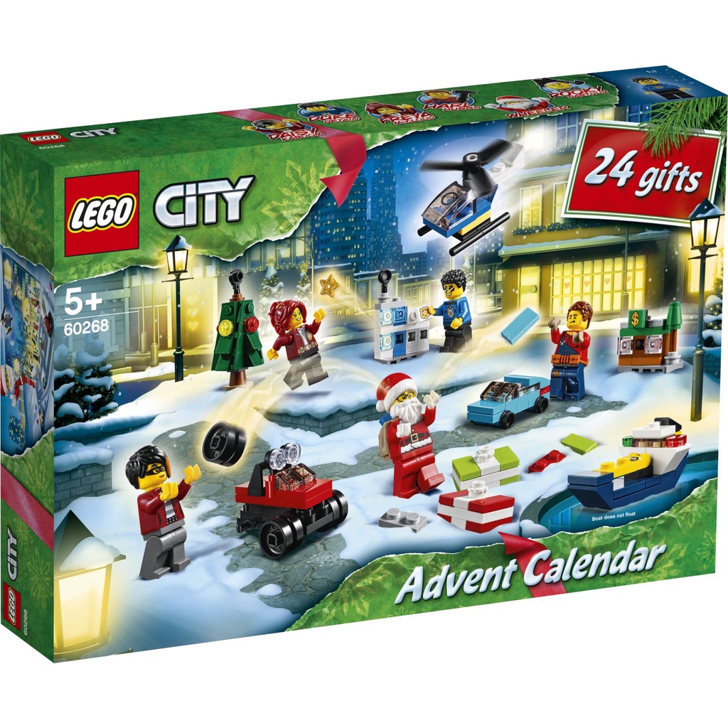 【台中OX創玩所】 LEGO 60268 城市系列 聖誕降臨曆 聖誕倒數曆 驚喜月曆 2020 CITY 樂高