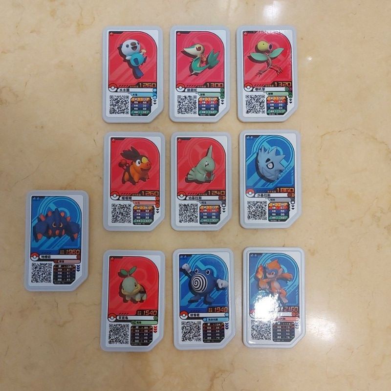 🍭10張拍賣價🍭  正版 Pokemon Gaole 寶可夢卡匣 第三彈，第六彈，第七彈 一、二星卡匣
