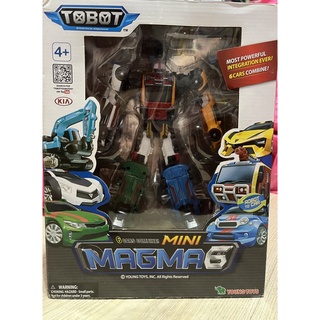 【全新正版現貨】機器戰士 tobot mini magma6 中型無敵鐵甲 六合一機器戰士 男孩最愛變形機器人