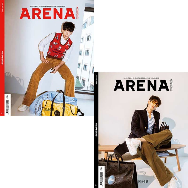 【回憶系列】ARENA (KOREA) 8月號 2020 雙封面 Rain 韓國雜誌