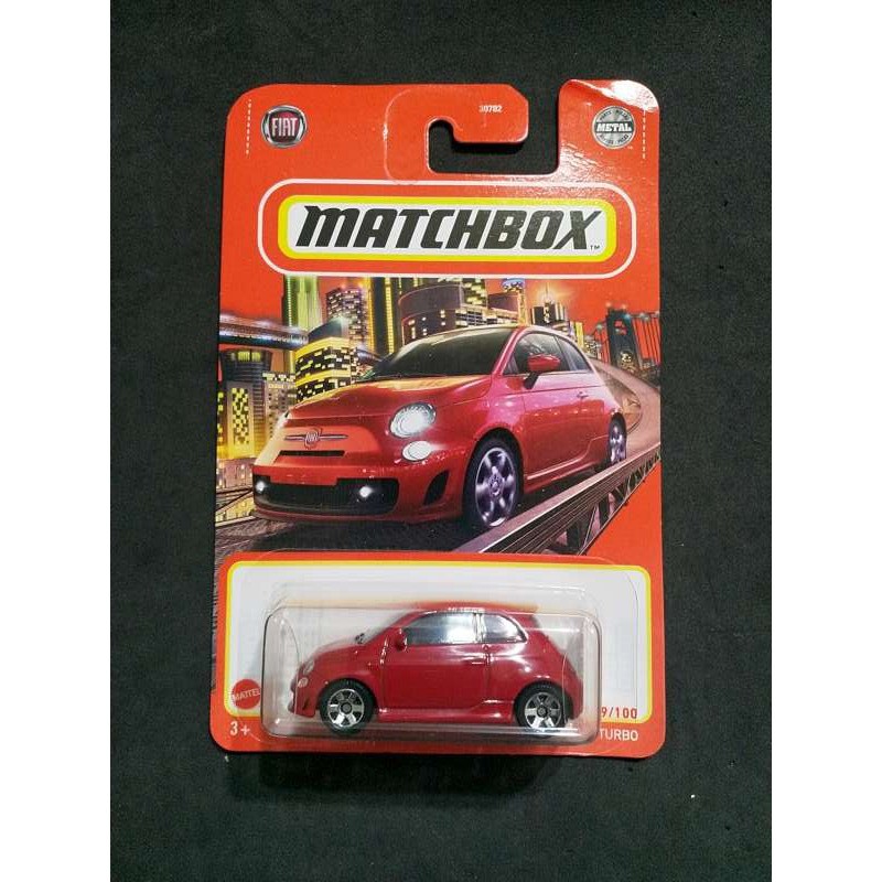 MATCHBOX 火柴盒 2019 FIAT 500 TURBO 飛雅特 紅色