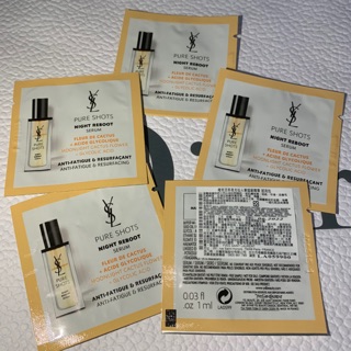 Ysl 極效活萃夜光仙人掌超極精華/澎潤精華/嫩白精華/緊緻精華全新體驗包