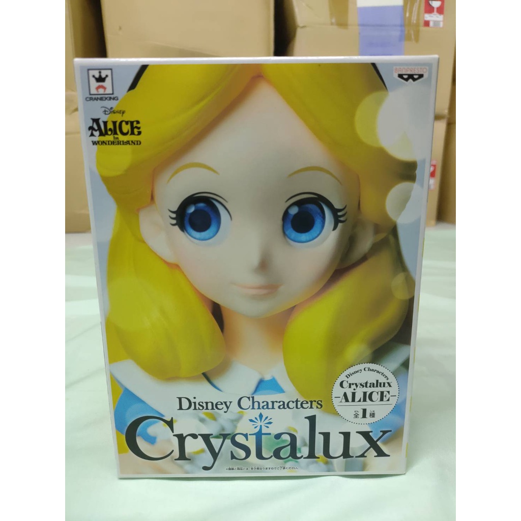 全新 日版 Crystalux 迪士尼公主系列 景品 愛麗絲夢遊仙境