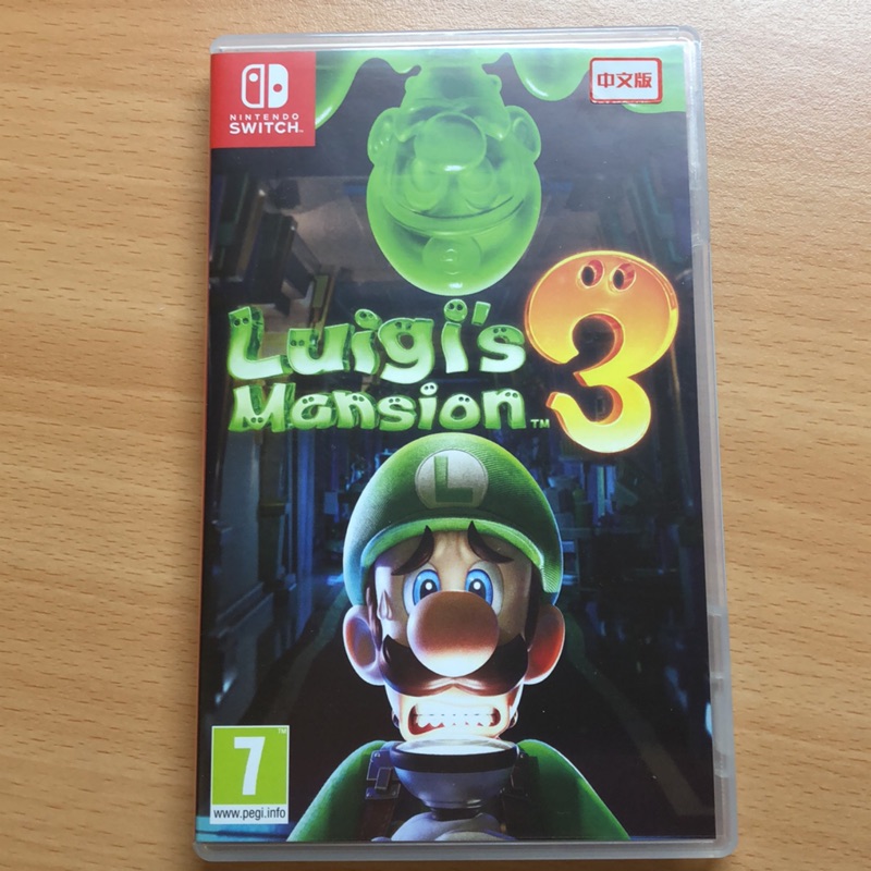 二手switch 路易吉洋樓3 支援繁體中文 蝦皮購物