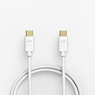 【UIBI】1M柔膚矽膠充電線(USB-C to USB-C)-共3色《WUZ屋子》安卓專用 液態矽膠 數據線 傳輸線