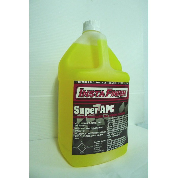 引擎清潔-汽車引擎室清潔劑濃縮原液-美國 Insta Finish Super APC 1加侖裝+送A1款噴瓶1支
