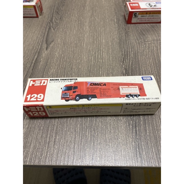 Tomica 129 Racing Transporter 紅色F1 卡車