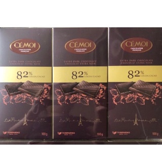 6盒裝好市多黑巧克力CÉMOI 82% 黑巧克力 100公克 X 6入